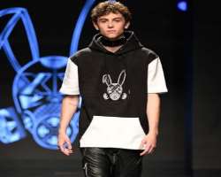 He walked on the ramp for Art Heart Fashion in October 2021.